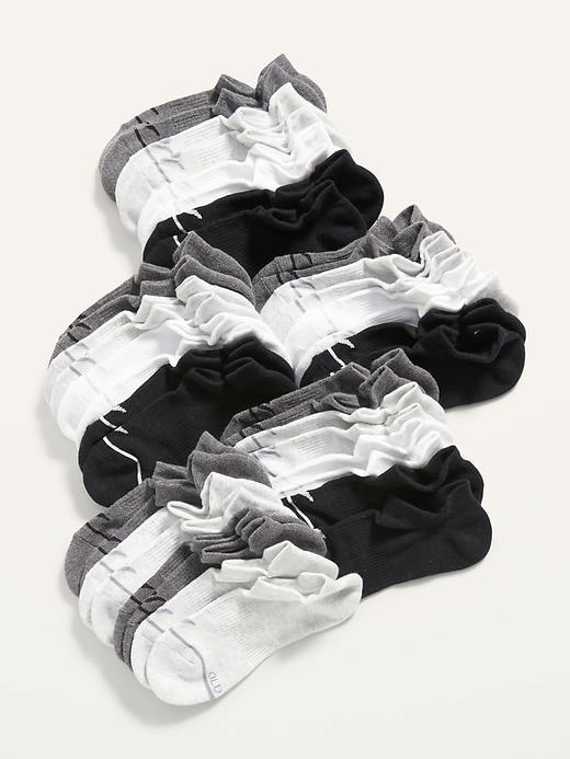 View large product image 1 of 1. 20-Pack Athletic Ankle Socks for Women