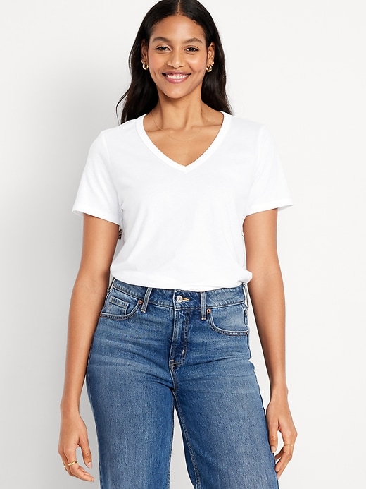 Image number 3 showing, EveryWear V-Neck T-Shirt 3-Pack