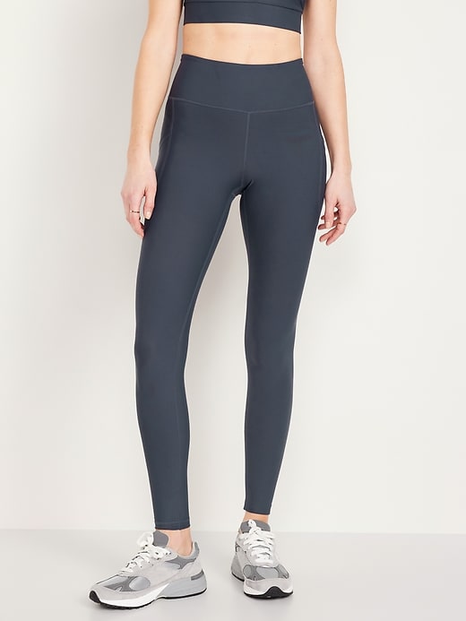 Image number 1 showing, High-Waisted PowerSoft Full-Length Pocket Leggings