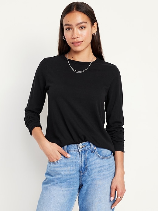 Image number 1 showing, EveryWear Long-Sleeve T-Shirt