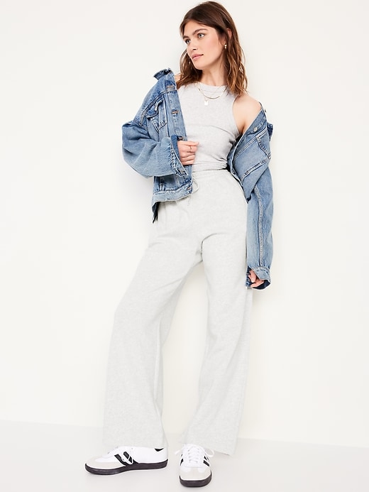 Image number 3 showing, Extra High-Waisted SoComfy Wide-Leg Sweatpants