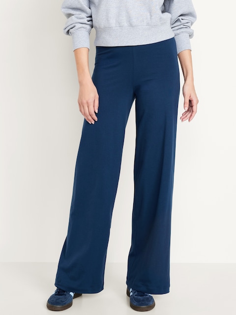 High-Waisted Fashion Wide-Leg Leggings