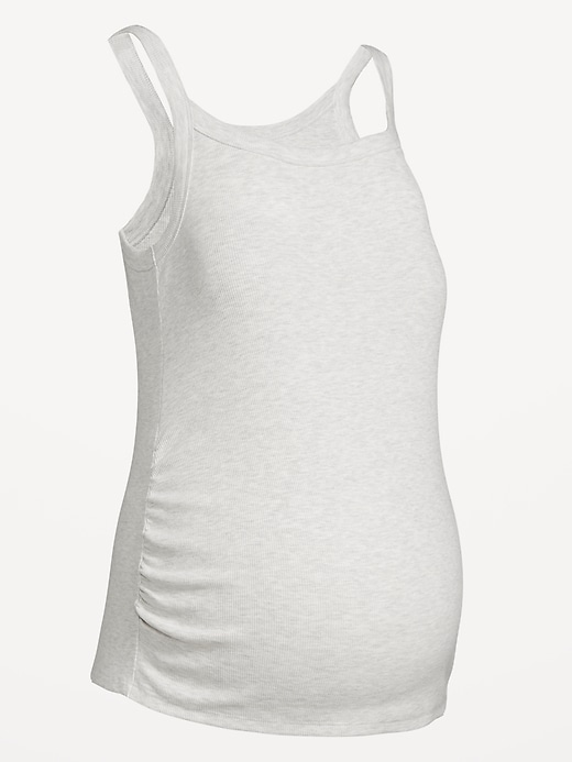 Image number 8 showing, Maternity Ribbed Cami Tank Top