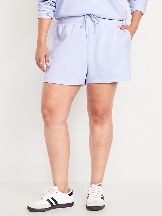 Image number 6 showing, Extra High-Waisted Dynamic Fleece Sweat Shorts