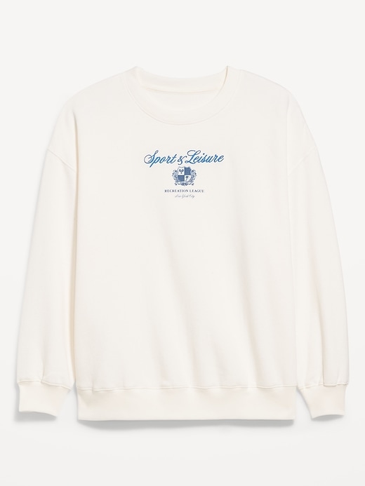 Image number 8 showing, SoComfy Oversized Graphic Sweatshirt