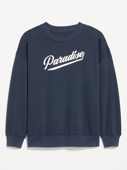 Image number 7 showing, SoComfy Oversized Graphic Sweatshirt