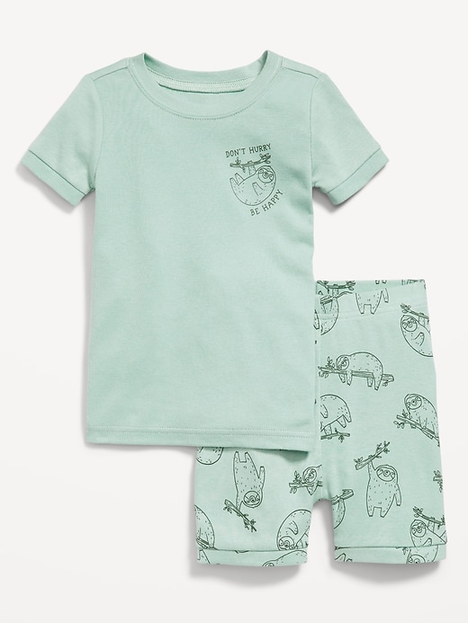 View large product image 1 of 1. Snug-Fit Graphic Pajama Set for Toddler & Baby