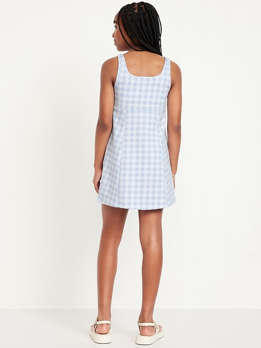 View large product image 2 of 4. Printed Sleeveless Swing Dress for Girls