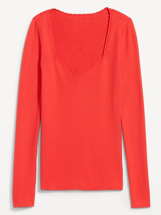 Image number 4 showing, Long-Sleeve Ribbed Sweater