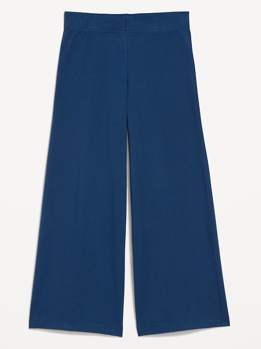 Image number 4 showing, High-Waisted Fashion Wide-Leg Cropped Leggings