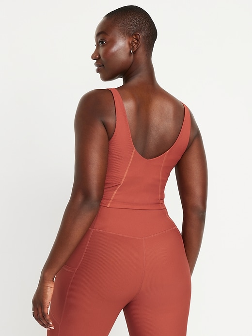 Image number 6 showing, Light Support PowerSoft Rib Longline Sports Bra
