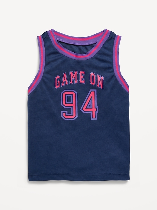 View large product image 1 of 1. Mesh Graphic Tank Top for Toddler Boys