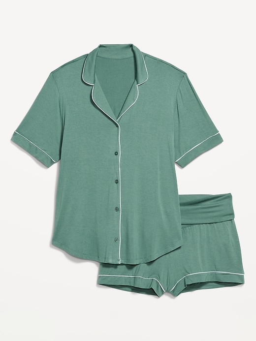 Image number 3 showing, Maternity Classic Pajama Short Set