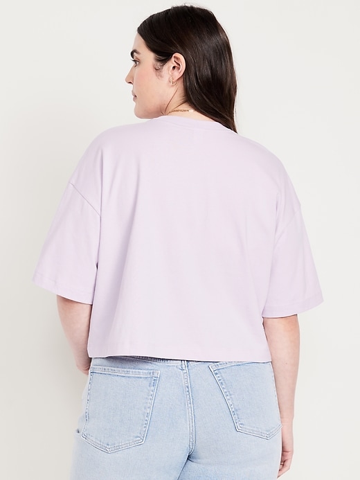 Image number 5 showing, Vintage Oversized Crop T-Shirt