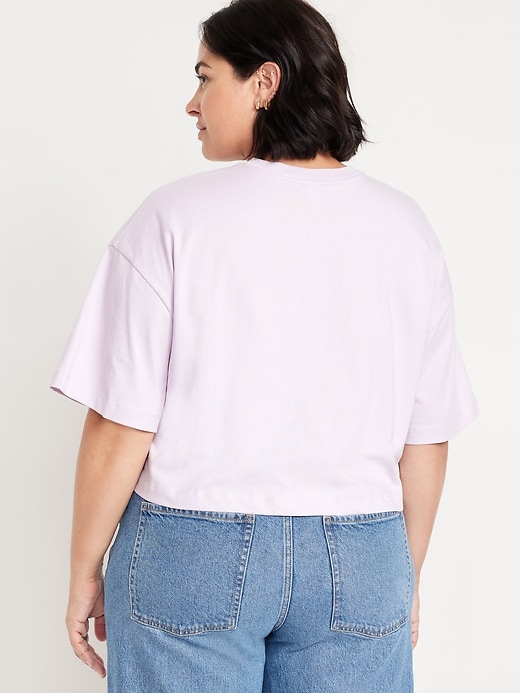Image number 7 showing, Vintage Oversized Crop T-Shirt