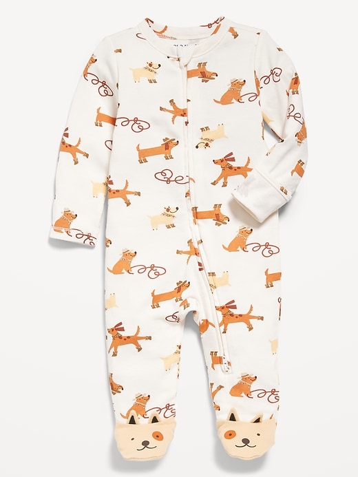 View large product image 1 of 2. 2-Way-Zip Sleep & Play Footed One-Piece for Baby