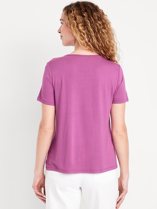 Image number 7 showing, Luxe Ribbed Slub-Knit T-Shirt