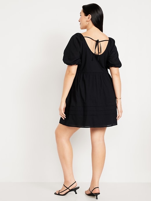 Image number 5 showing, Pleated Mini Swing Dress