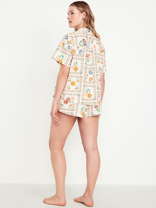 Image number 6 showing, Poplin Pajama Short Set
