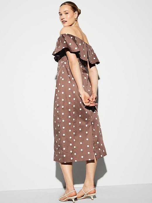 Image number 7 showing, The Occasion by Old Navy Ruffle Midi Dress