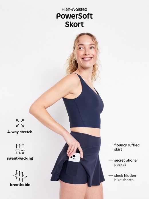 Image number 8 showing, High-Waisted PowerSoft Skort