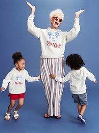View large product image 4 of 4. Old Navy x Disney© Mickey Mouse Unisex Logo-Graphic Flag Hoodie for Toddler